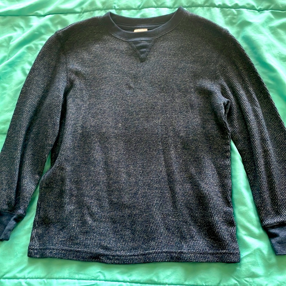 Boys blue long sleeve shirt